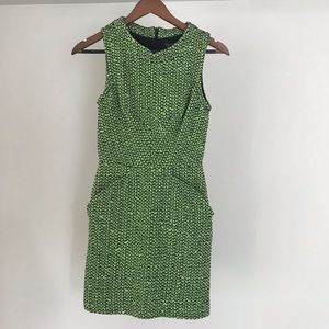 TOPSHOP Tweed Print Shift Dress (US size 2)